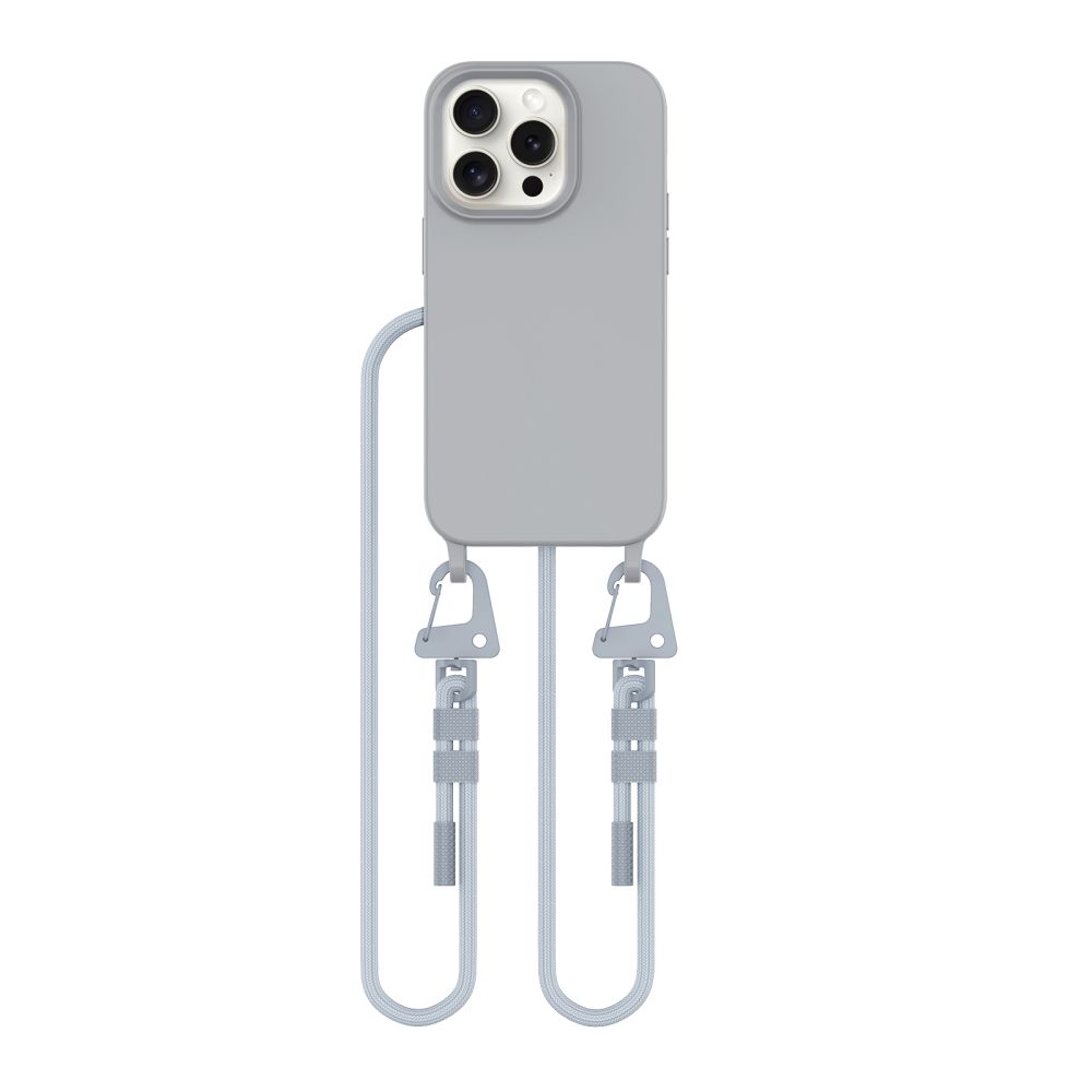 Pokrowiec Tech-protect Magnecklace Magsafe Crayon grey APPLE iPhone 15 Pro / 2