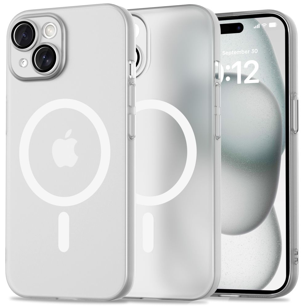 Pokrowiec Tech-protect Magslim Magsafe matte/białe APPLE iPhone 15 Pokrowiec Tech-protect Magslim Magsafe matte/białe APPLE iPhone 15