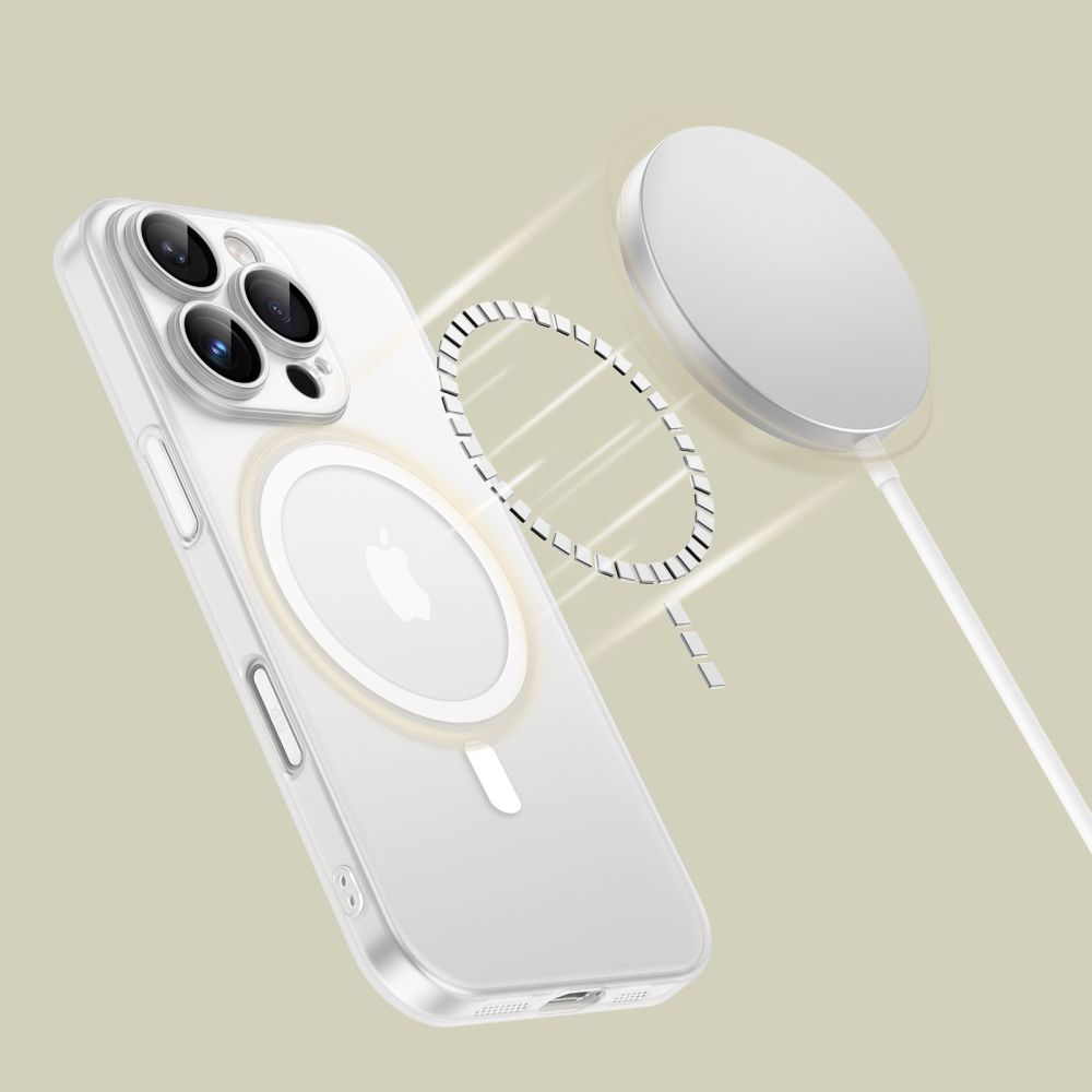 Pokrowiec Tech-protect Magslim Magsafe matte/bia�e APPLE iPhone 16 Pro / 3