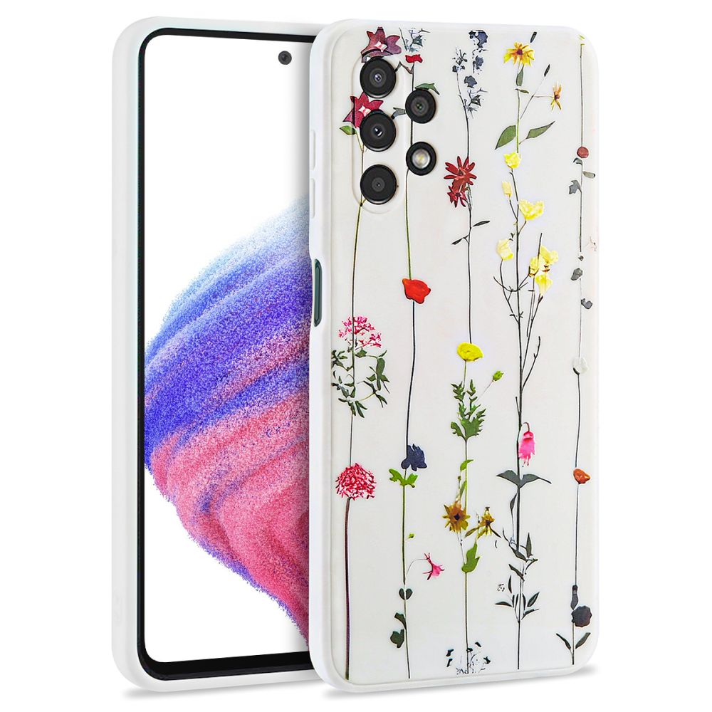 Pokrowiec Tech-protect Mood Garden biae SAMSUNG Galaxy A53 5G