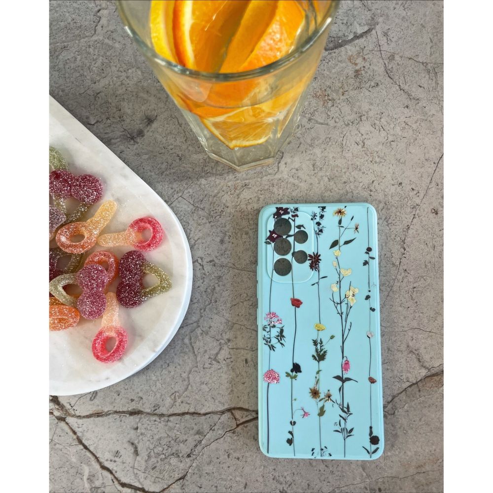 Pokrowiec Tech-protect Mood Garden niebieskie Xiaomi Redmi Note 12 5G / 2