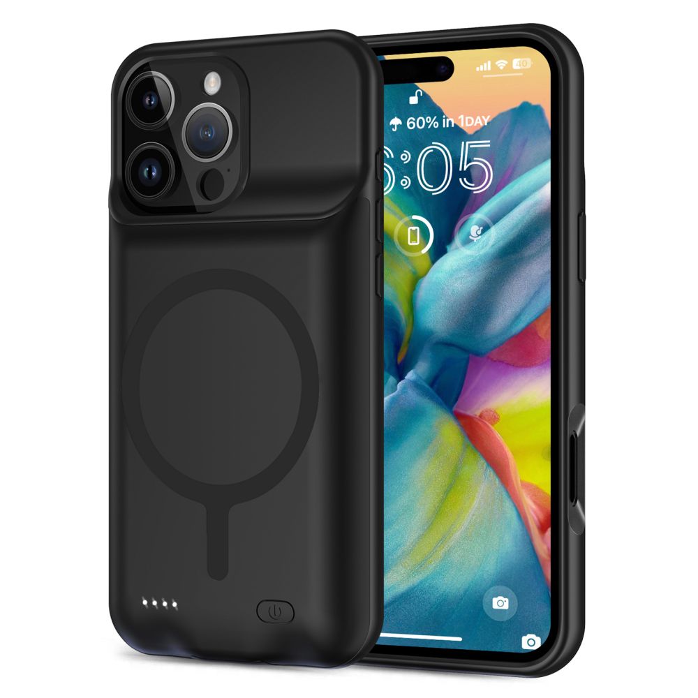 Pokrowiec Tech-protect Powercase Magsafe 7000mah czarne APPLE iPhone 16 Pro