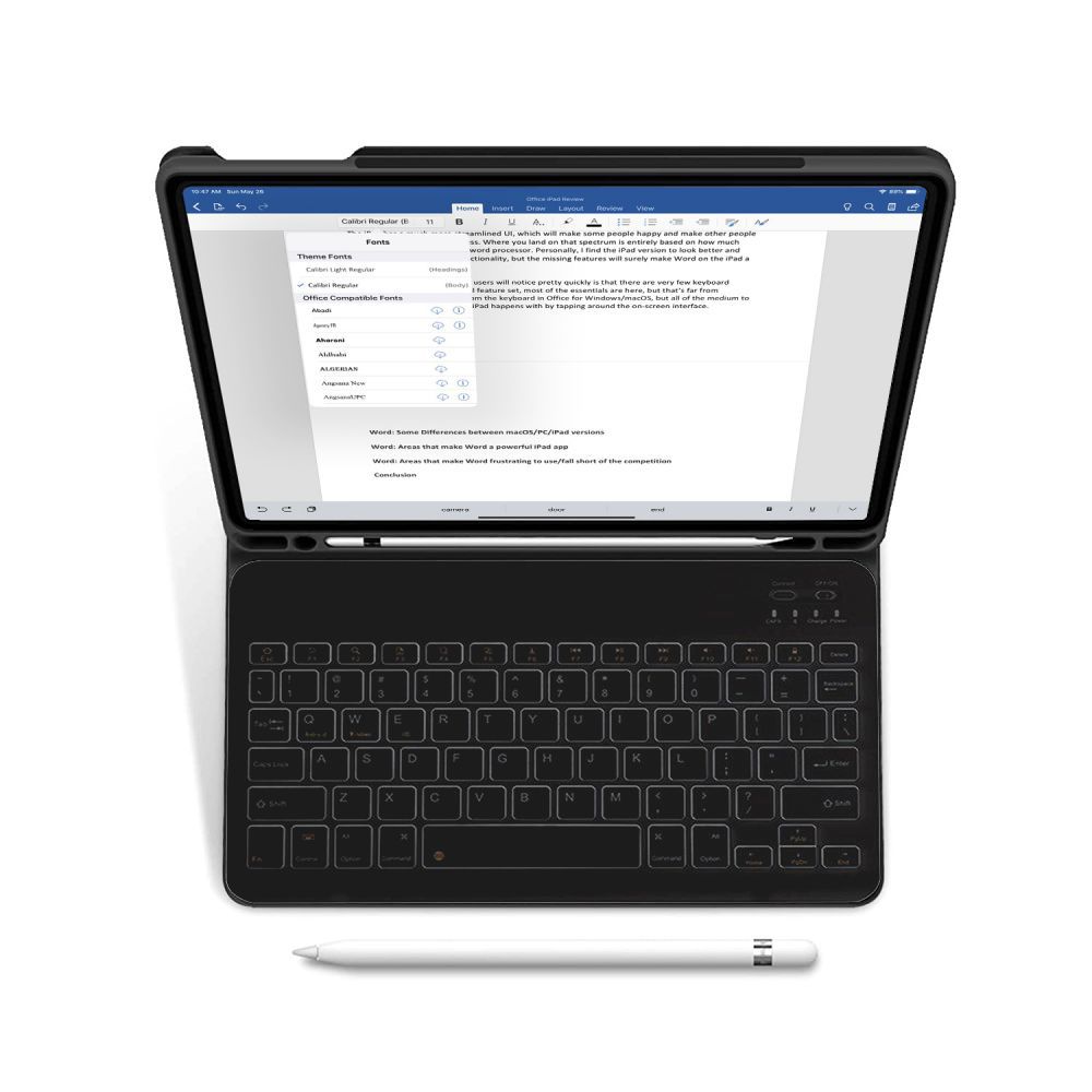 Pokrowiec Tech-protect Sc Pen + Keyboard czarne APPLE iPad 10.9 2022 / 2