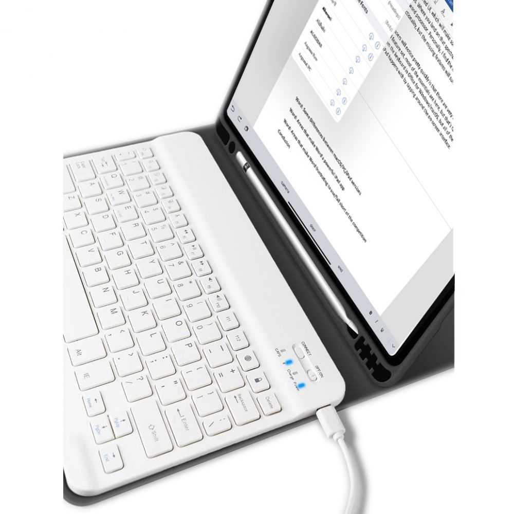 Pokrowiec Tech-protect Sc Pen + Keyboard czarne APPLE Ipad Air 5 2022 / 5