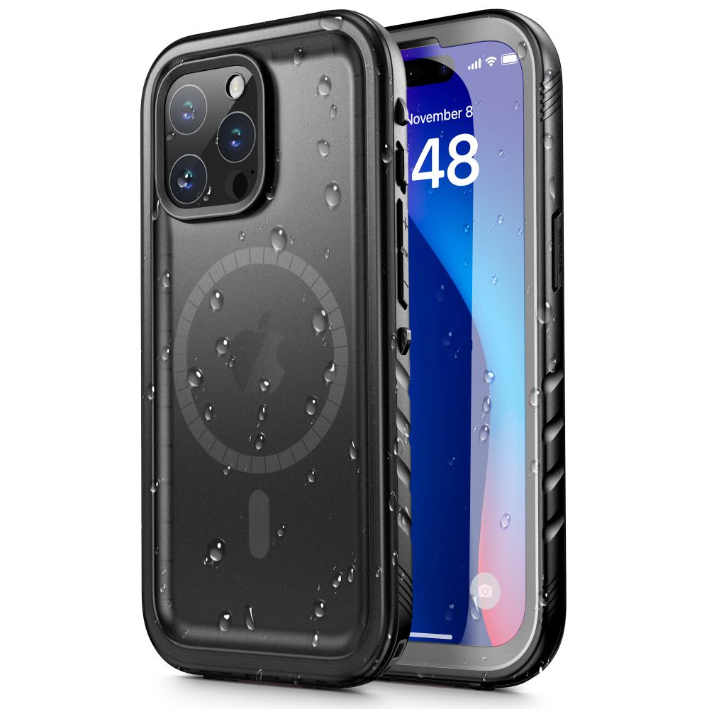 Pokrowiec Tech-protect Shellbox Magsafe Ip68 czarne APPLE iPhone 15 Pro