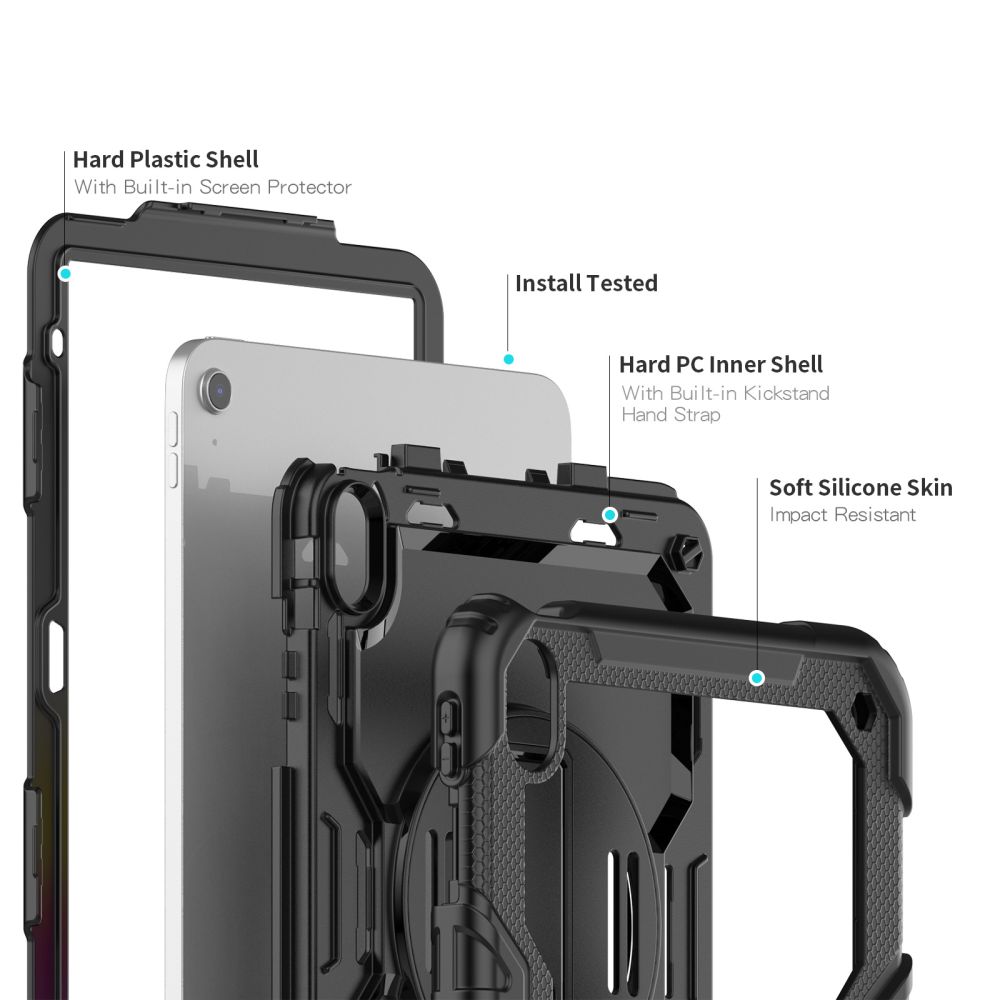 Pokrowiec Tech-protect Solid360 czarne APPLE iPad 10.9 2022 / 10