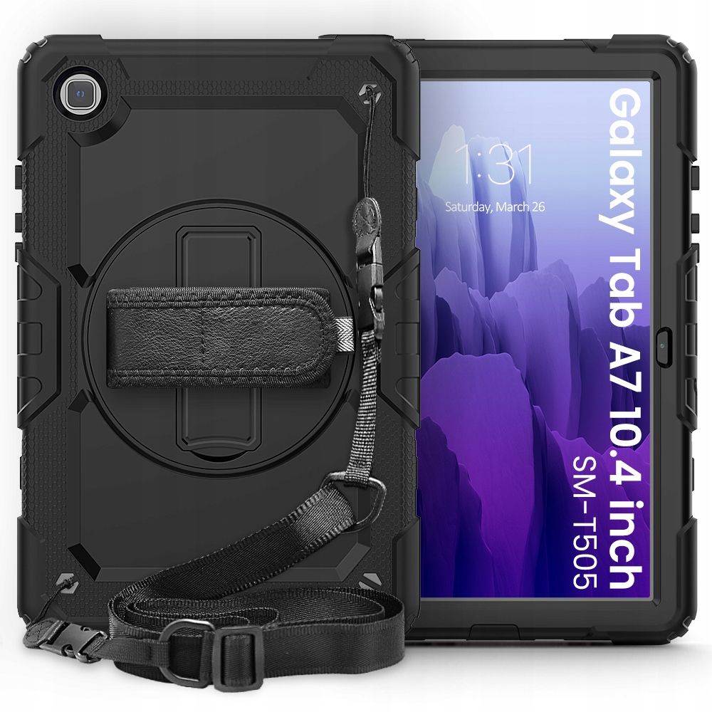 Pokrowiec Tech-protect Solid360 Czarne SAMSUNG Galaxy Tab A7 10.4