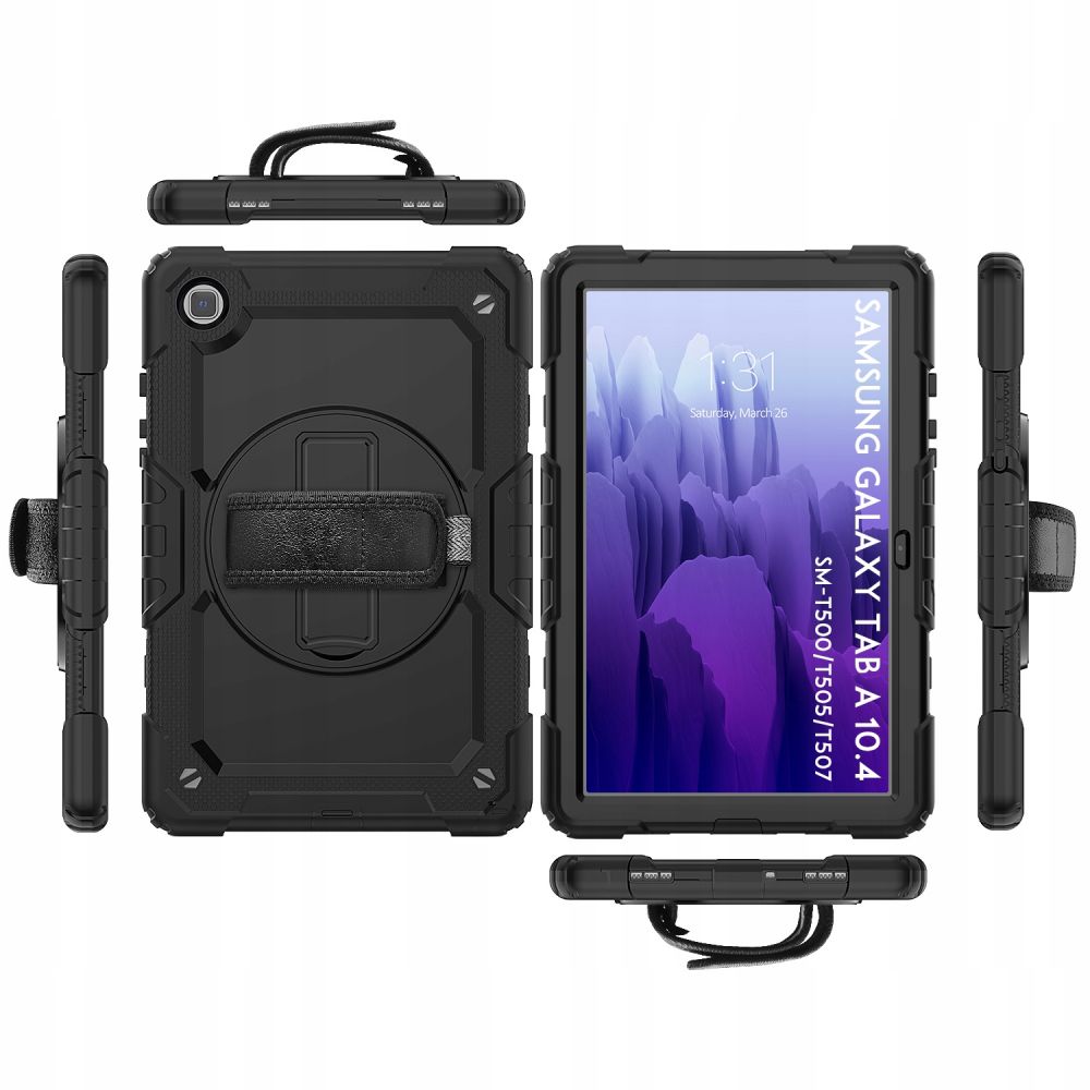 Pokrowiec Tech-protect Solid360 Czarne SAMSUNG Galaxy Tab A7 10.4 / 6