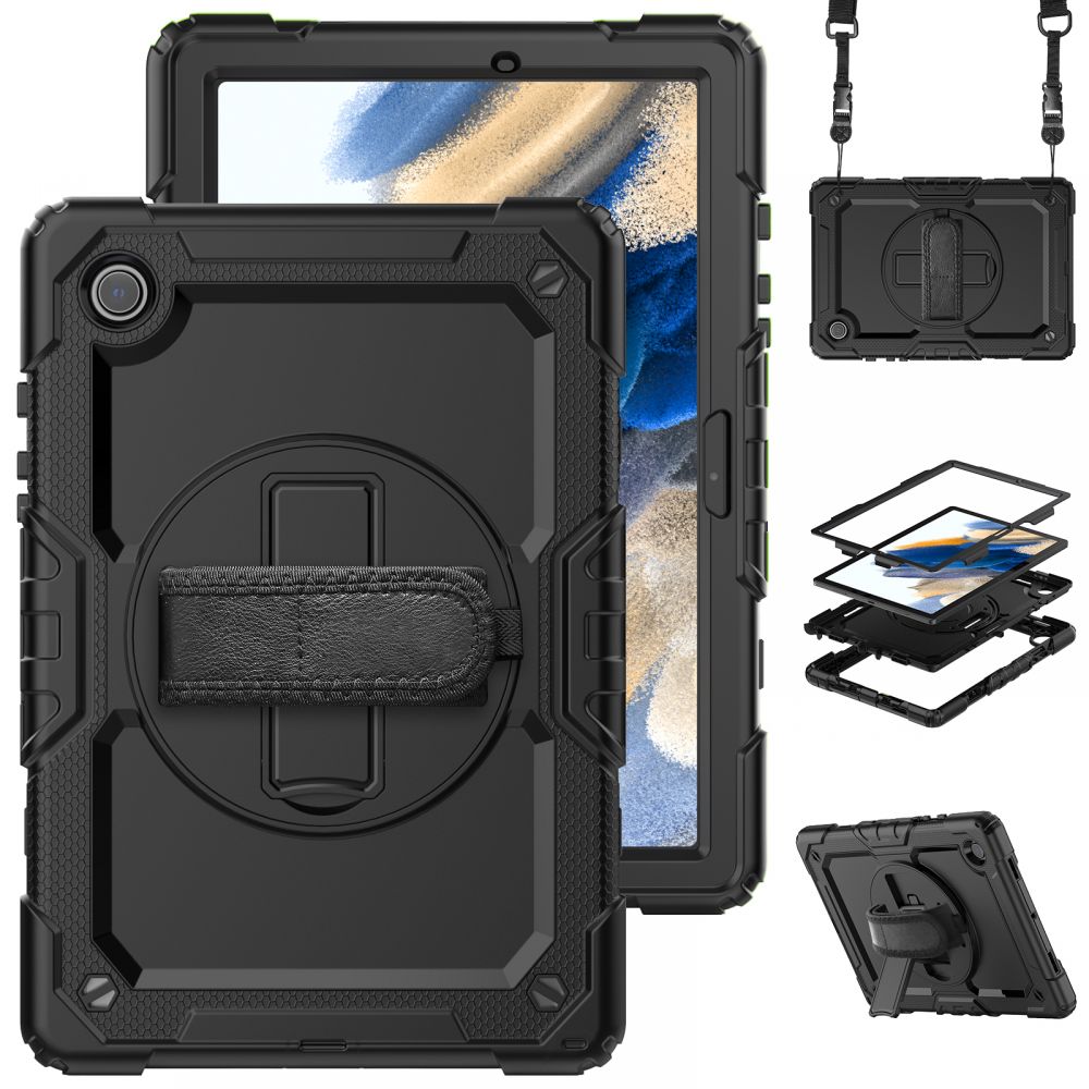 Pokrowiec Tech-protect Solid360 czarne SAMSUNG Galaxy Tab A8 10.5 2021 / 5