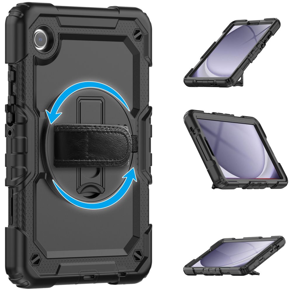 Pokrowiec Tech-protect Solid360 czarne SAMSUNG Galaxy Tab A9 8.7 / 2