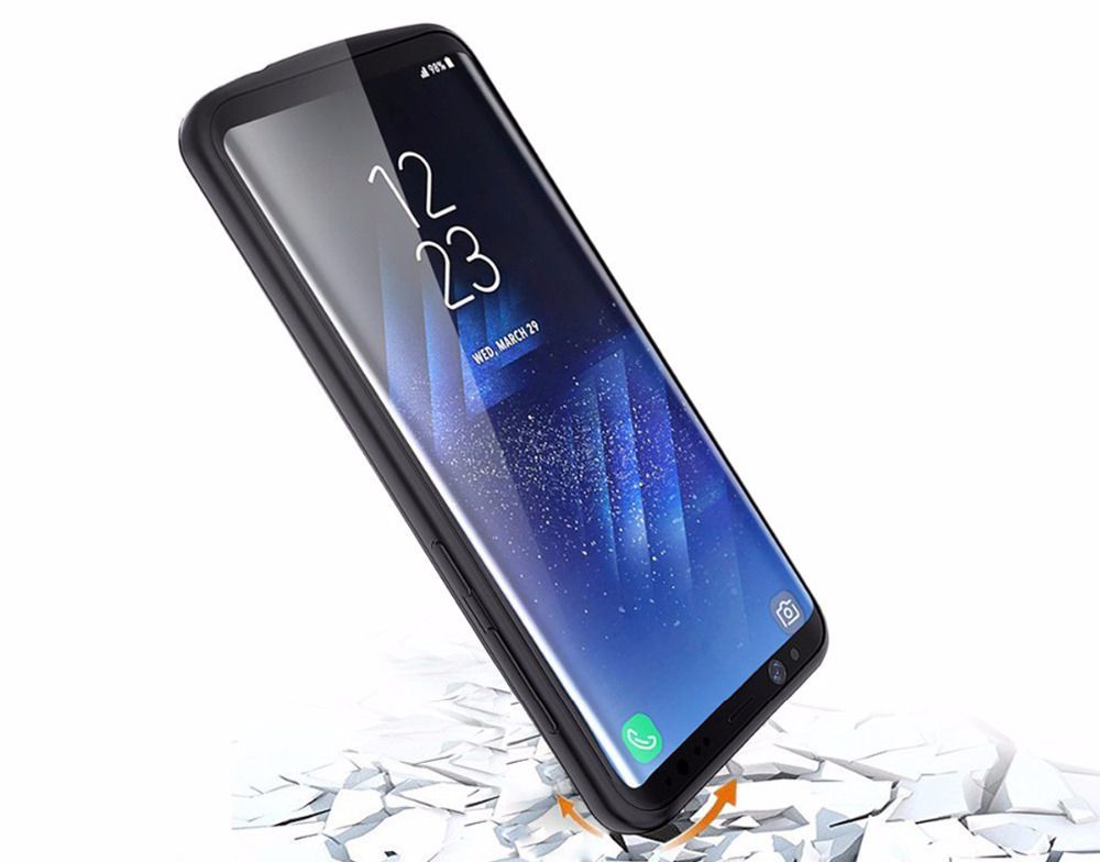 Pokrowiec etui Tech-Protect Battery Pack 5000mAh czarne SAMSUNG Galaxy S8 / 3