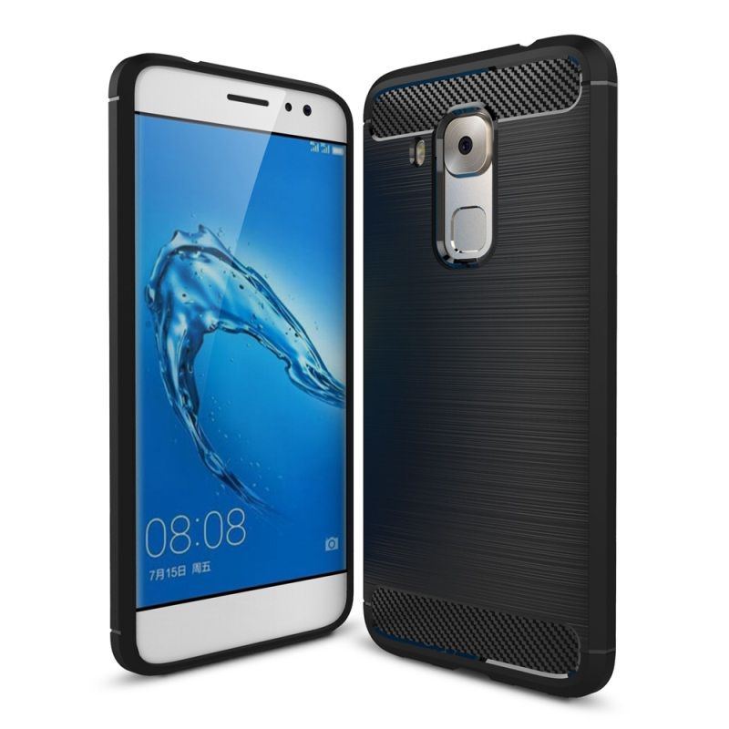 Pokrowiec etui TECH-PROTECT TPU CARBON czarne MOTOROLA One