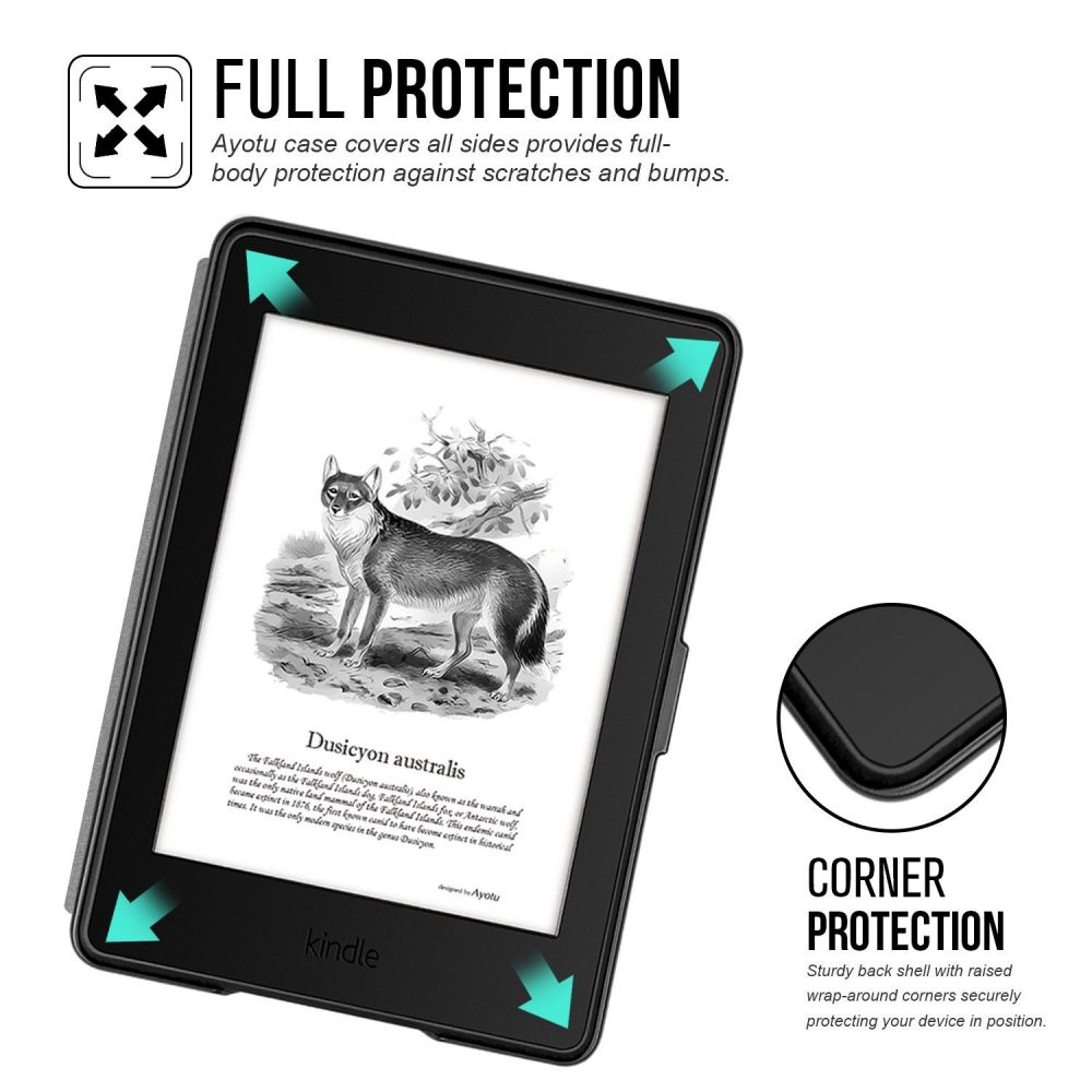 Pokrowiec etui TECH-PROTECT Smartcase jasnoniebieskie AMAZON Paperwhite 3 / 2