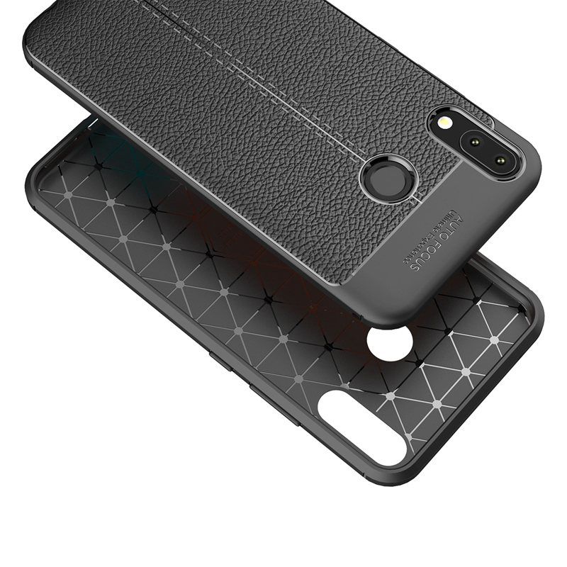 Pokrowiec etui Tech-Protect TPU Leather czarne ASUS Zenfone 5Z ZS620KL / 2