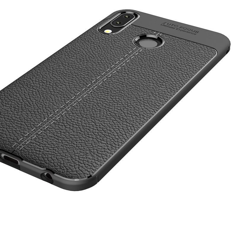 Pokrowiec etui Tech-Protect TPU Leather czarne ASUS Zenfone 5Z ZS620KL / 4