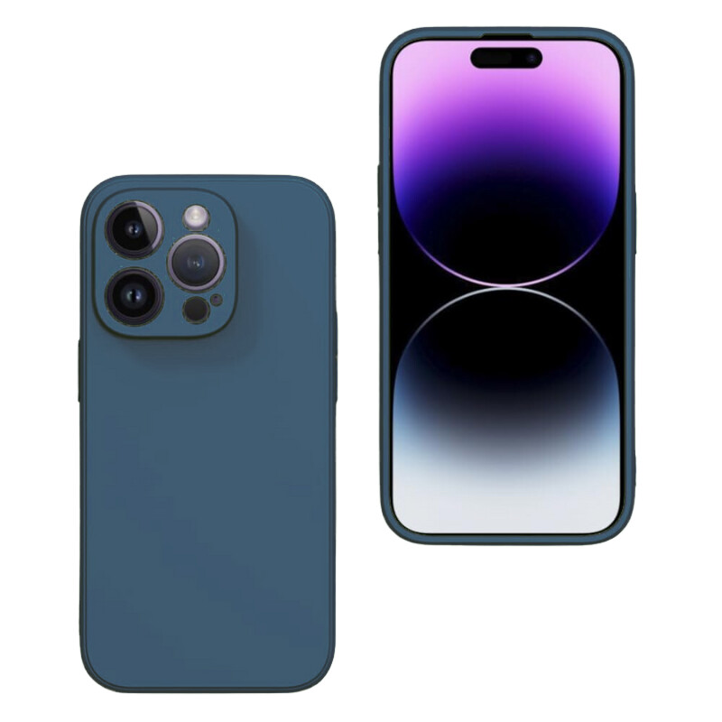 Pokrowiec etui silikonowe Tint Case ciemnoniebieskie Xiaomi 17T / 2
