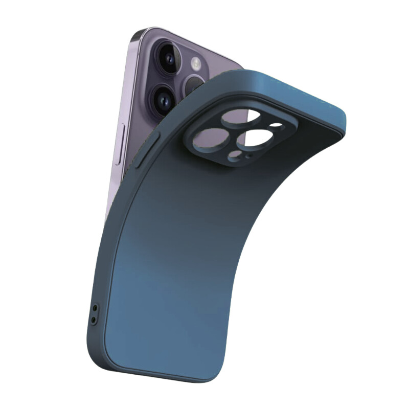Pokrowiec etui silikonowe Tint Case ciemnoniebieskie Xiaomi 17T / 5