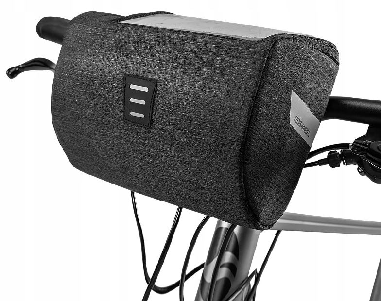Uchwyt rowerowy Torba na kierownic Roswheel Essentials 111467 szara APPLE iPhone XS / 10