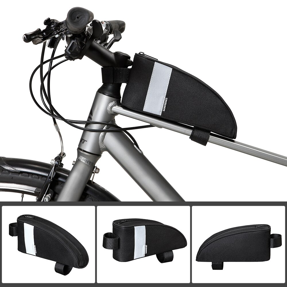 Uchwyt rowerowy Torebka na ram Roswheel Sahoo 122003 czarna ASUS Zenfone 3 Max ZC520TL / 8