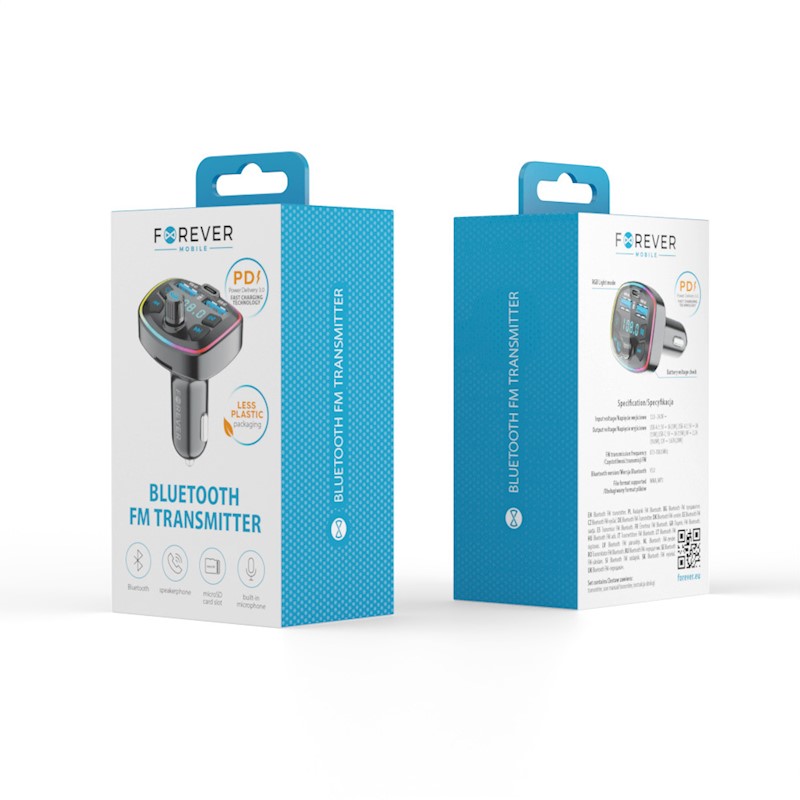 Ładowarka samochodowa transmiter Forever FM Bluetooth TR-360 czarny HTC One A9s Ładowarka samochodowa transmiter Forever FM Bluetooth TR-360 czarny HTC One A9s