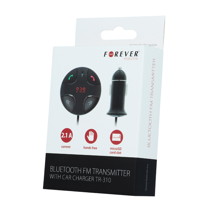 Zestaw gonomwicy Transmiter FM Bluetooth Forever TR-310 Vivo V23 5G / 2