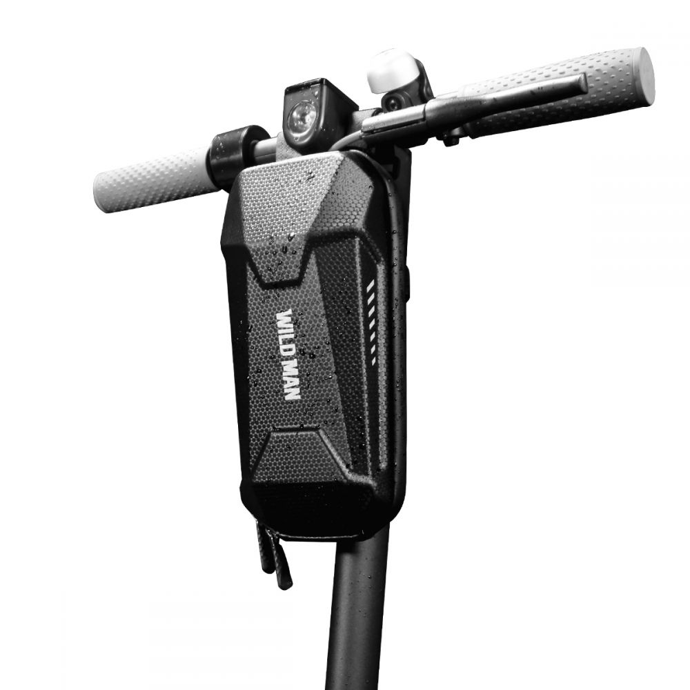 Uchwyt rowerowy na hulajnog elektryczn Sakwa WildMan HardPouch M czarna ASUS ZenFone Max Pro M2 / 3
