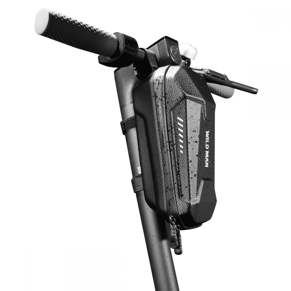 Uchwyt rowerowy na hulajnog elektryczn Sakwa WildMan HardPouch M czarna ASUS Zenfone Max Plus M1 / 5