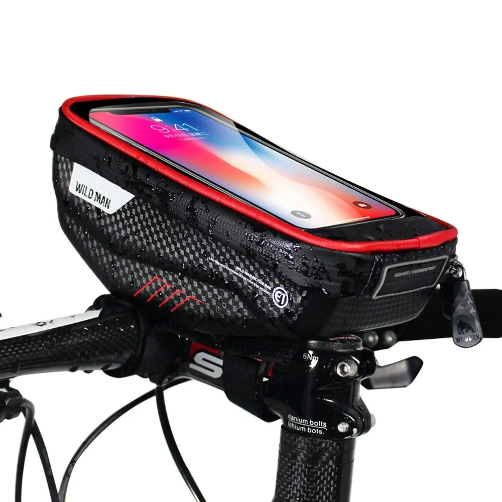 Uchwyt rowerowy Sakwa na kierownice WILDMAN E1 1L myPhone X Pro