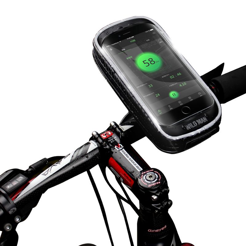 Uchwyt rowerowy Torba WildMan HardPouch XXS czarna APPLE iPhone 13 Pro