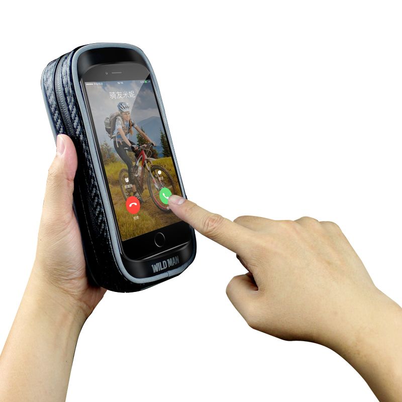 Uchwyt rowerowy Torba WildMan HardPouch XXS czarna SAMSUNG Galaxy Note 3 N9000 / 2