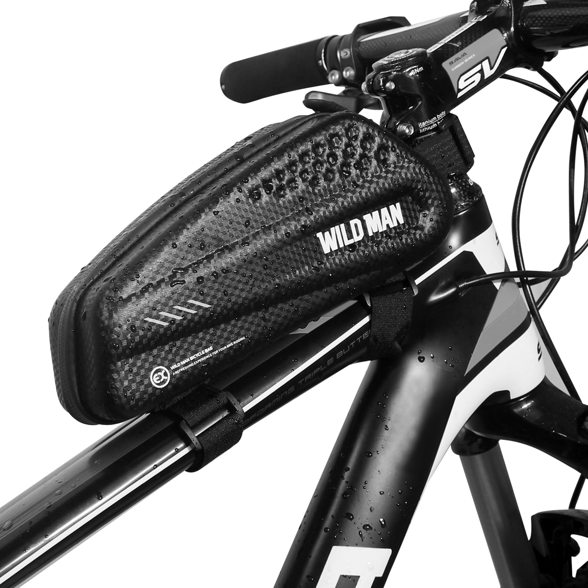 Uchwyt rowerowy Sakwa na ram WILDMAN EX 1L Xiaomi Redmi 12C