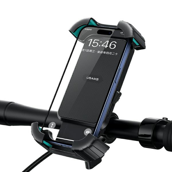 Uchwyt rowerowy USAMS na kierownicę roweru US-ZJ078 czarny SONY Xperia X Compact / 4 Uchwyt rowerowy USAMS na kierownicę roweru US-ZJ078 czarny SONY Xperia X Compact / 4