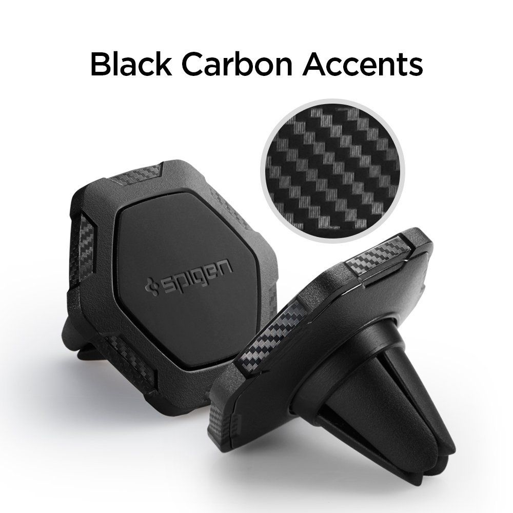 Uchwyt samochodowy Spigen QS11 vent Magnetic do kratki czarny Vivo X Note / 6