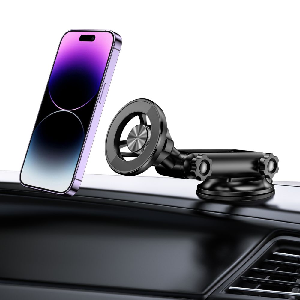 Uchwyt samochodowy Tech-Protect N54 Magnetic Magsafe do szyby, kokpitu czarny Xiaomi POCO M5 / 7