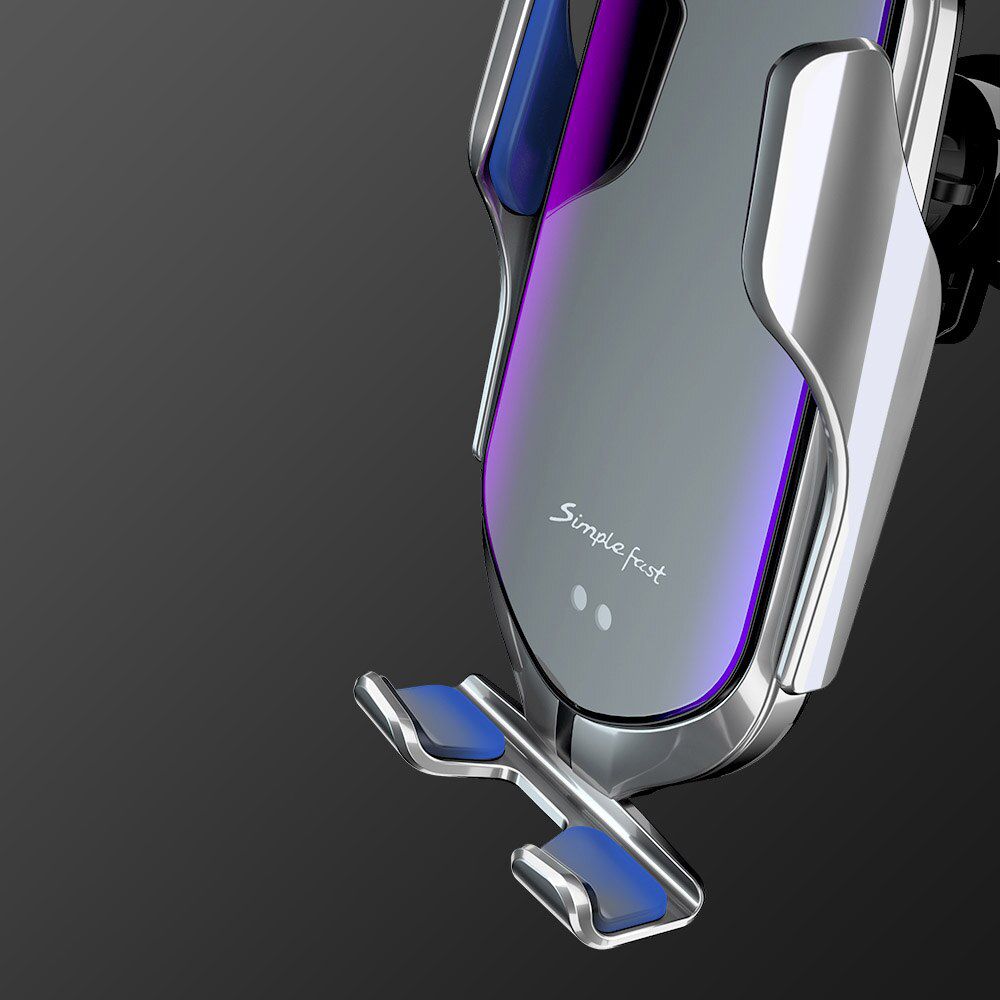 Uchwyt samochodowy automatyczny z adowaniem QI Tech-Protect R2 srebrny HTC Desire 620 / 2