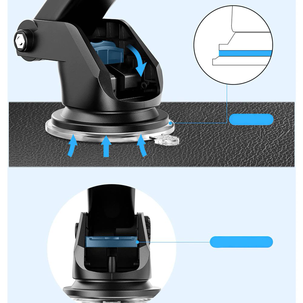 Uchwyt samochodowy automatyczny z adowaniem QI Tech-Protect R2 srebrny OnePlus 6T / 5