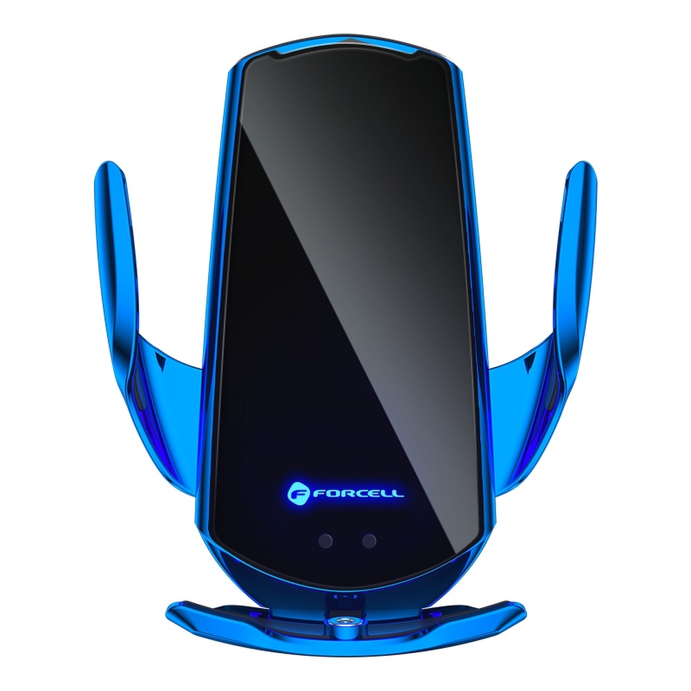 Uchwyt samochodowy automatyczny Forcell HS1 Qi 15W niebieski NOKIA Lumia 735 / 2