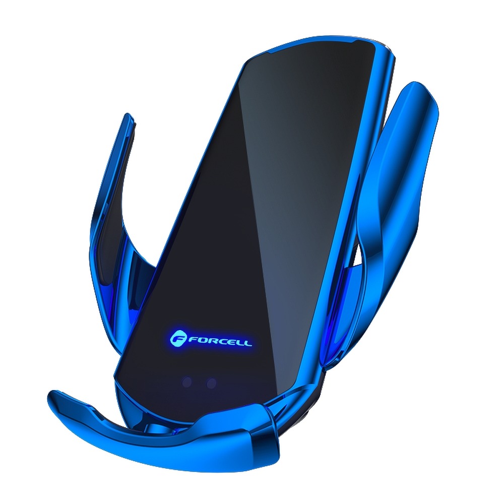 Uchwyt samochodowy automatyczny Forcell HS1 Qi 15W niebieski HTC U12 Life / 3