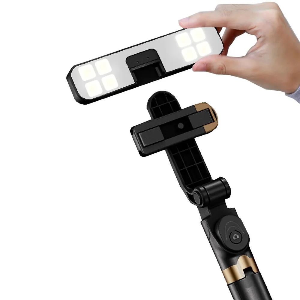 Statyw wysignik selfie tripod z pilotem na bluetooth LED RING SSTR-20 czarny myPhone Hammer Blade 5G / 2
