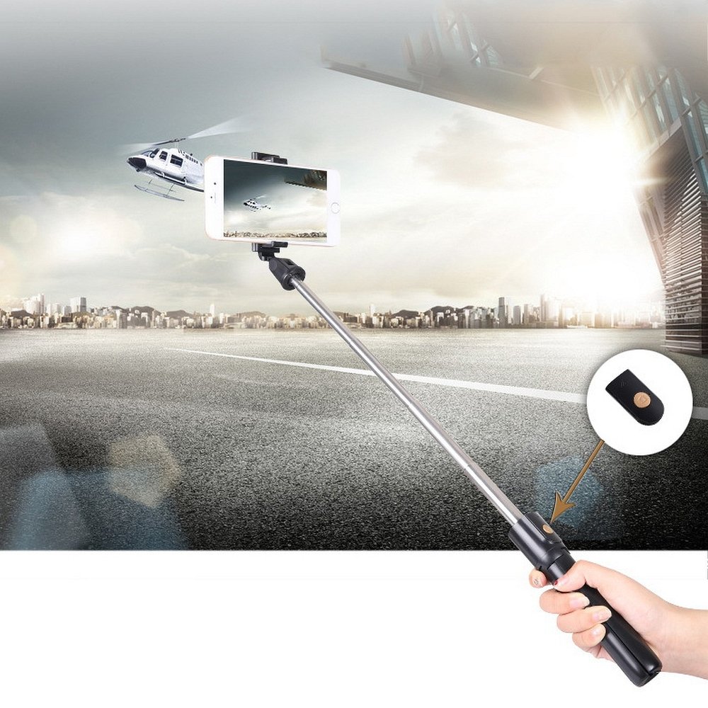 Statyw wysignik selfie z Pilotem Bluetooth Tripod K07 biay MaxCom Classic MM330 3G / 4