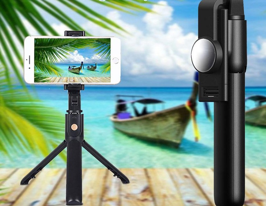 Statyw wysignik selfie K10 Tripod z Lusterkiem czarny SONY Xperia XA Ultra / 7