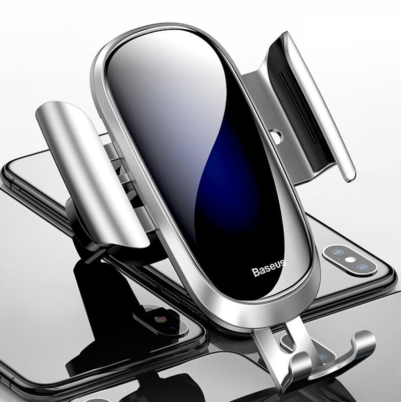 Uchwyt samochodowy Baseus Future Gravity Car Mount srebrny SAMSUNG Galaxy Note 3 Neo / 4