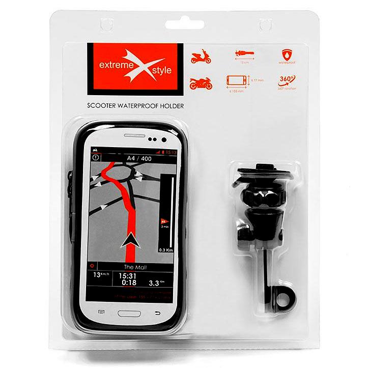 Uchwyt rowerowy wodoodporny eXtreme na kierownic typ:SCOOTER-1 ASUS Zenfone 4 Selfie Pro ZD552KL / 2