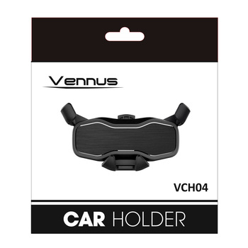 Uchwyt samochodowy Vennus Ring grawitacyjny na kratk VCH04 czarny MOTOROLA Moto G Pro / 2