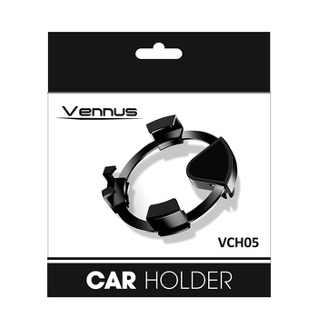 Uchwyt samochodowy Vennus Ring na kratk VCH05 czarny Vivo Y35 / 3