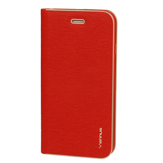 Pokrowiec etui Portfelowe z ramk Vennus Book czerwone Xiaomi Redmi Note 8 Pro
