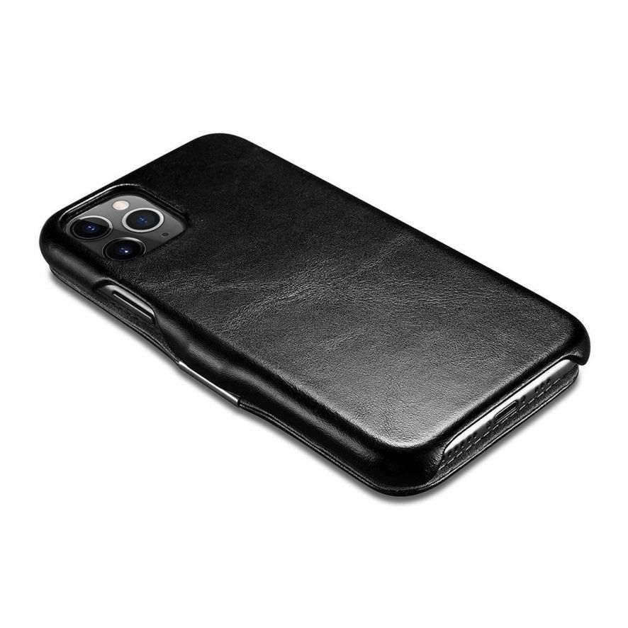 Pokrowiec Etui iCarer Vintage czarny APPLE iPhone 11 Pro / 5