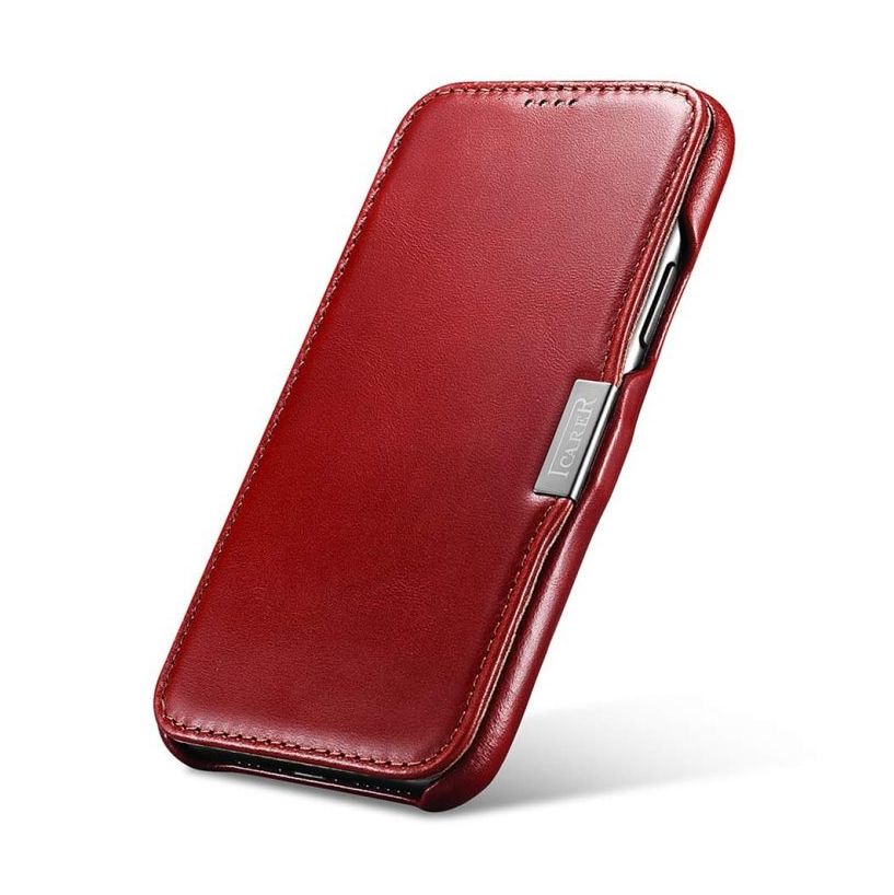 Pokrowiec Etui iCarer Vintage czerwony APPLE iPhone 11 Pro Max / 4