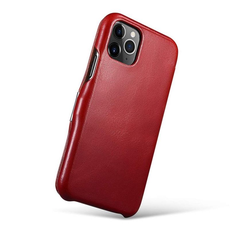 Pokrowiec Etui iCarer Vintage czerwony APPLE iPhone 11 Pro Max / 5