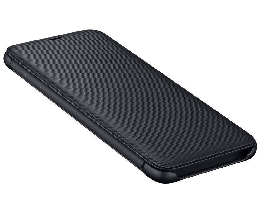 Pokrowiec etui  Wallet Cover EF-WA605CBEGWW czarne SAMSUNG Galaxy A6+ / 10